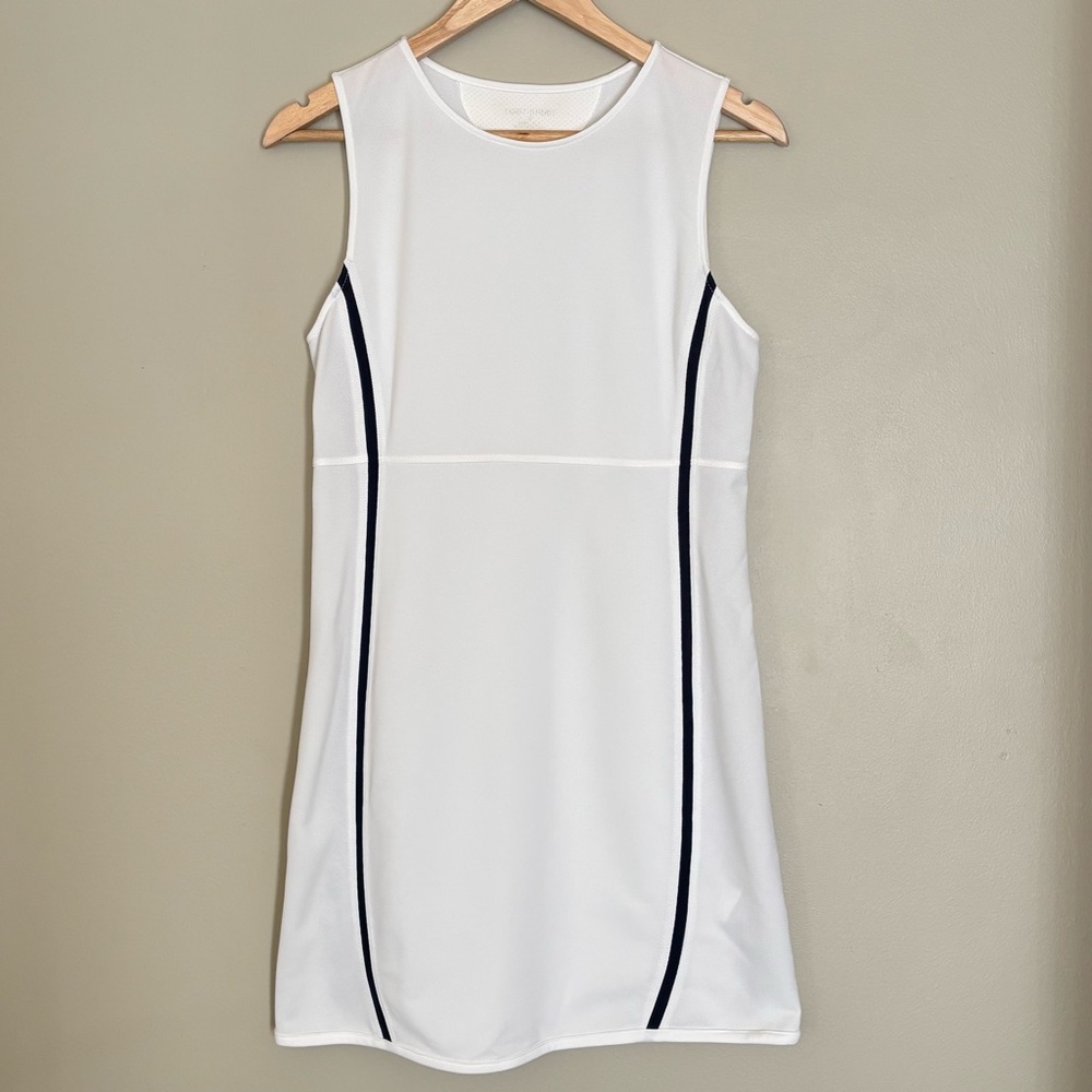 Tory Burch White Active Textured Sleeveless Dress fits Small/Medium *H3